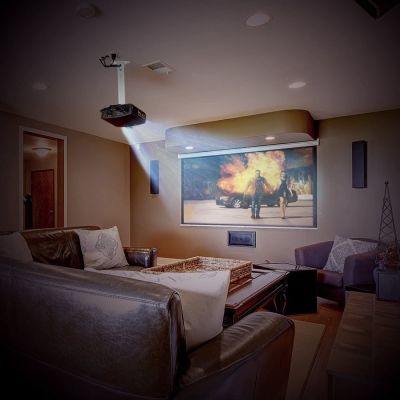 12. TECHLY CEILING MOUNT FOR PROJECTOR 38-58CM 13.5K