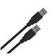 LANBERG USB-A 2.0 M/M CABLE 1M BLACK CA-USBA-20CU-0010-BK