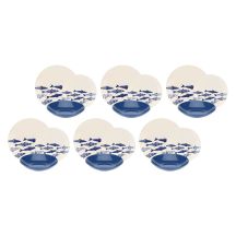 ROSE&TULIPANI THE BLUE ONES Dinner set for 6 people