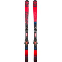 ROSSIGNOL HERO Athlete GS PRO (R21) skis + LOOK NX7 GW B73 bindings Black Hot Red