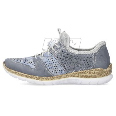 17. Rieker W N4255-12 openwork sports shoes blue