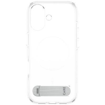 3. CARE by PanzerGlass Feature Case w. Kickstand MagSafe for iPhone 17 - Transparent