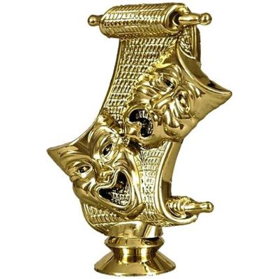 2. Plastic theater figurine - dramatic mask - F1050/G F145/G