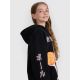 2. Girls' sweatshirt with hood, open, 4F 4FJRAW25TSWSF2293-20S