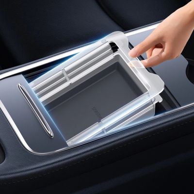 6. Baseus T-Space Series car organizer for Tesla Model 3 / Y - gray