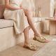 6. Women's gold flower sandals Filippo DS7891