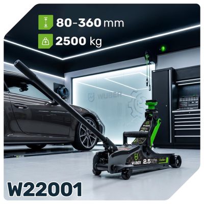 7. Low-profile car jack 90-360mm 2.5T W22001 WUBER