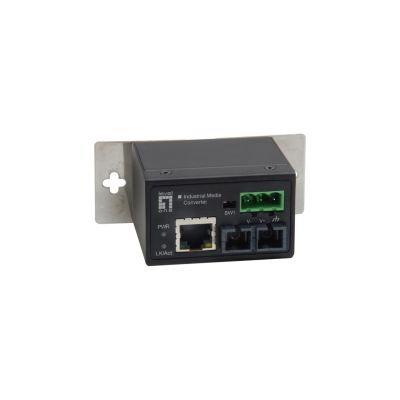 4. LevelOne FE Converter RJ45->ST 100Mbps MM Indu. 1310nm 2km