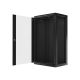 14. Lanberg WF01-6422-10B rack cabinet (22U; 1082mm / 600mm / 450 mm; wall-mounted; openable; 19''; black)
