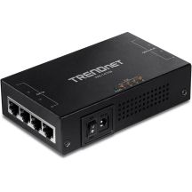 TRENDnet POE+ 65W 4-Port Injector