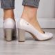 3. Sergio Leone W SK193B beige pearl heel pumps 
