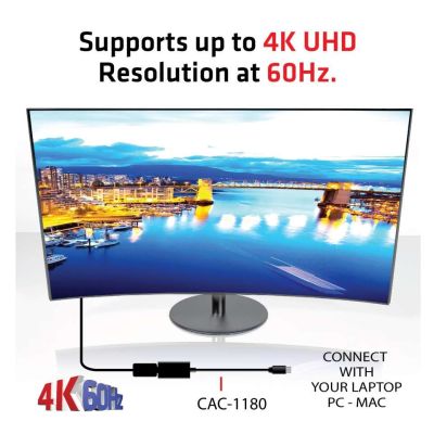 4. CLUB 3D CAC-1180 Mini DisplayPort 1.4 to HDMI 2.0b HDR Active Adapter