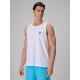 Men's regular sleeveless T-shirt with print 4F 4FRSS26TSLEM366-10S