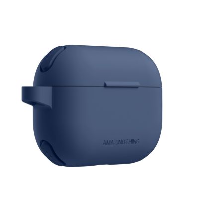 2. AmazingThing Omni Case for AirPods Pro 2 Silicone Case - Dark Blue