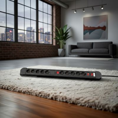 13. MACLEAN 10-OUTLET POWER STRIP 3680W MCE10