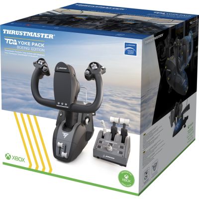 7. Thrustmaster TCA Yoke Pack Boeing Edition Black, Gray USB Fightstick PC, Xbox, Xbox One, Xbox One S, Xbox One X, Xbox Series S, Xbox Series X