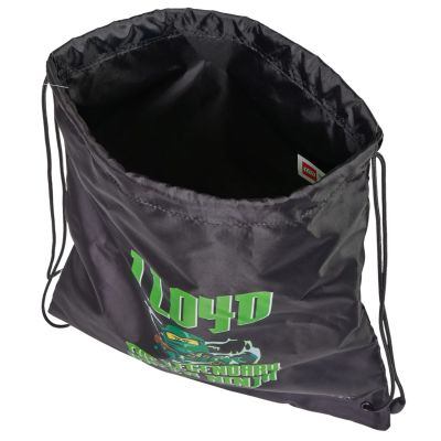 3. LEGO Ninjago Drawstring Bag 20286-2508 Black One size