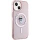 4. Karl Lagerfeld IML Choupette MagSafe case for iPhone 15 - pink