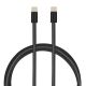 3. IBOX CABLE IKUTCS1B USB-C 60W SILICON 1M BLACK