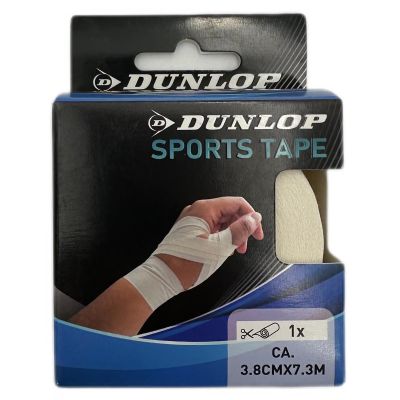 9. TEJP TAPE SPORTS KINESIOLOGICAL TAPE 7.3Mx3.8CM DUNLOP WHITE