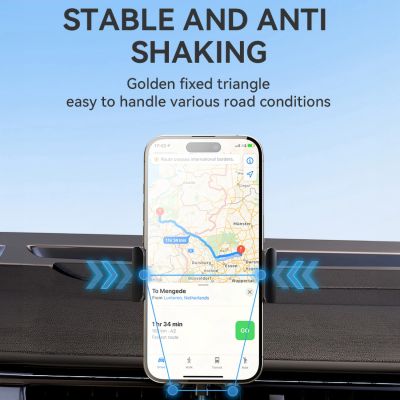 8. Wozinsky WUMID Car Dashboard Phone Holder with 15W Inductive Charger - Black