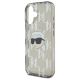 6. Karl Lagerfeld IML Karl Head Electroplated iPhone 16 Case - Black