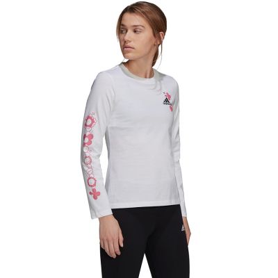 7. adidas Floral Long Sleeve T-shirt W H14699