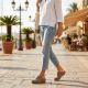 11. Filippo DK7567 Taupe Leather Wedge Sandals