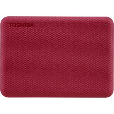 5. Toshiba Canvio Advance External Hard Drive 4 TB 2.5" USB Type-A 2.0/3.2 Gen 1 (3.1 Gen 1) Red