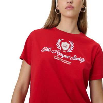 5. Women's T-shirt 4F F2738 red 4FWSS26TTSHF2738 62S