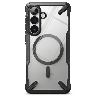 3. Ringke Fusion X Magnetic MagSafe Case for Samsung Galaxy S26+ - Clear Black