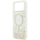 6. Guess Resin Bottom Glitter MagSafe Case for iPhone 17 Pro Max - Gold