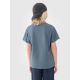 2. Boy's oversize plain T-shirt 4F 4FJWSS25TTSHM2324-46S