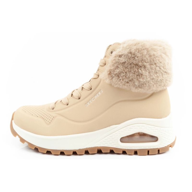2. Skechers Uno Rugged Women's Insulated Winter Boots Brown
