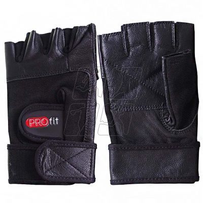 8. Profit Pro bodybuilding gloves black 1615