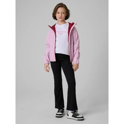 4. Girls' softshell jacket, windproof membrane 5000, 4F 4FJWSS26TSOFF478-47S