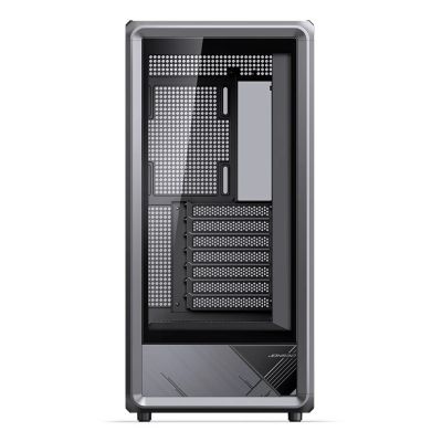 6. Jonsbo D401 PC Gehäuse, Midi Tower, ATX, Tempered Glass - black