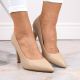 10. Sergio Leone W SK415B beige high heel pumps