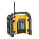 9. DeWALT DCR020-QW Portable Digital Radio Black, Yellow