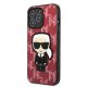 2. Karl Lagerfeld KLHCP13XPMNIKPI iPhone 13 Pro Max 6.7" hardcase red/red Monogram Ikonik Patch
