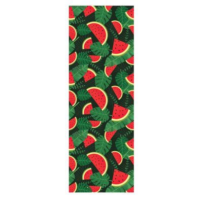GREENBLUE CLASSIC BEECH DECK CHAIR WITH WATERMELON PRINT PATTERN GB183 WATERMELON