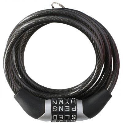 Dunlop spiral bicycle lock, code 0.6x120 cm 1042695