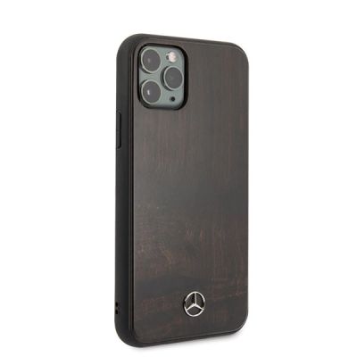 5. Mercedes Wood Line Rosewood case for iPhone 11 Pro Max - brown