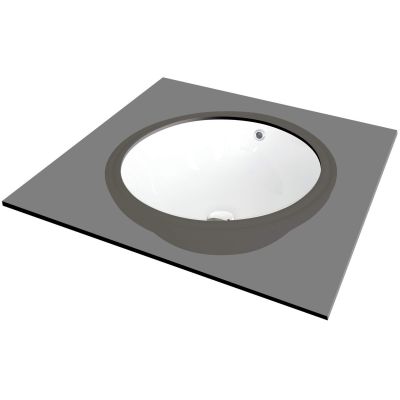 Under-counter ceramic washbasin