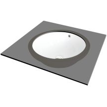 Under-counter ceramic washbasin
