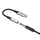 4. 3mk USB-C adapter - 3.5 mm minijack - silver