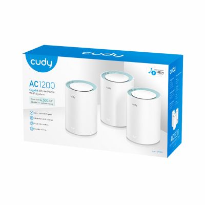 4. CUDY M1300(3-Pack) | Mesh, WiFi 5, 2.4GHz/5GHz,