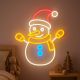 10. NEON SNOWMAN WALL LAMP