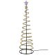 2. DECORATIVE CHRISTMAS TREE 640LED WATERFALL180CM BLACK