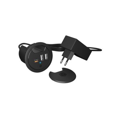 5. ICY BOX IB-HUB1407 Universal Black AC Fast Charging Internal